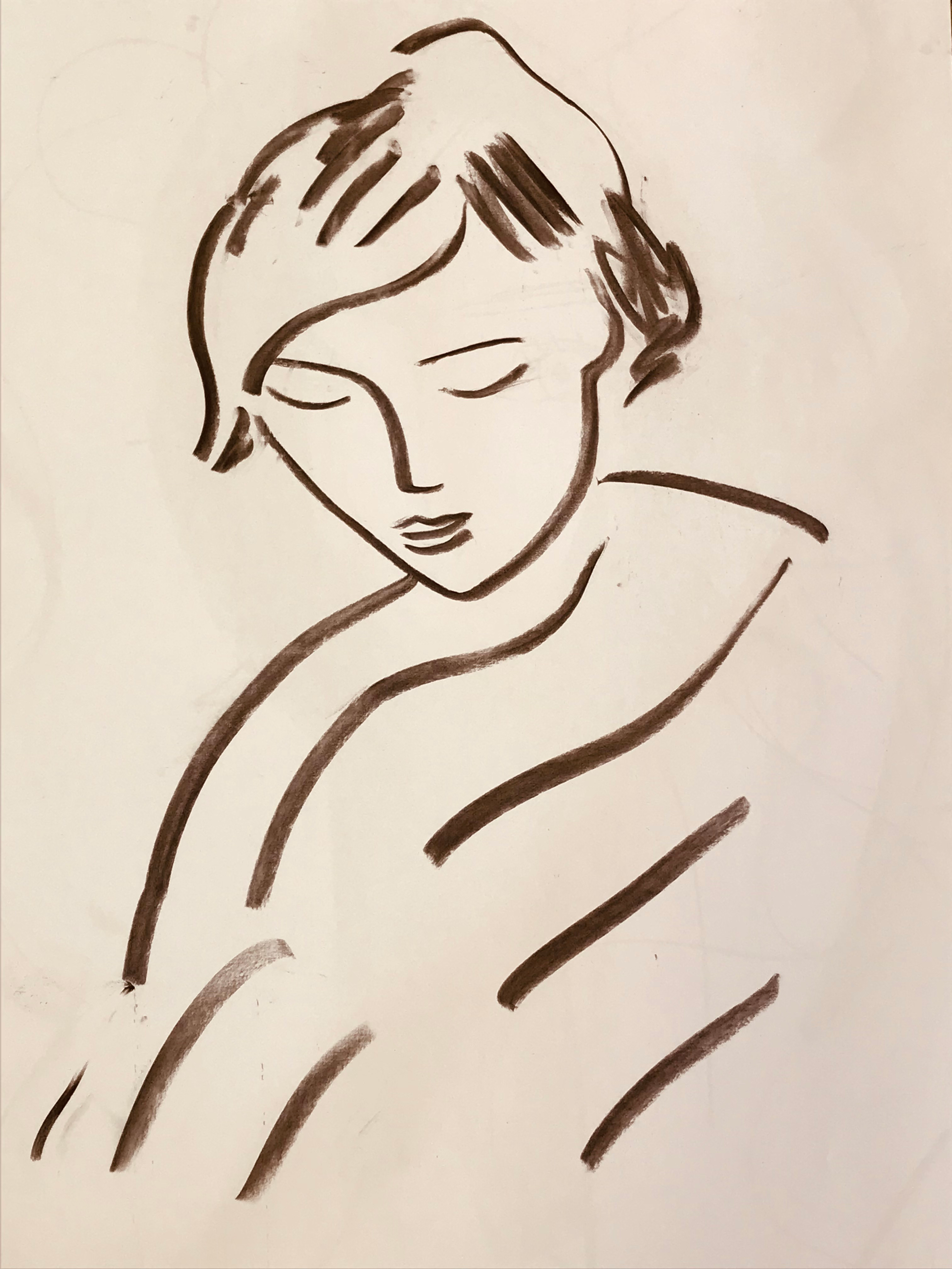 Lily avec une écharpe